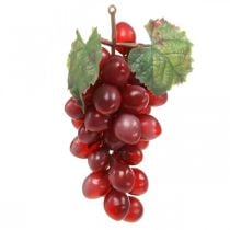 Ozdobné hrozny červené Umělé hrozny dekorativní ovoce 15cm