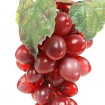 Ozdobné hrozny červené Umělé hrozny dekorativní ovoce 15cm