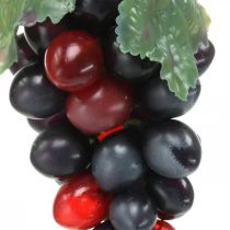 Ozdobné hrozny černé Ozdobné ovoce Umělé hrozny 15cm