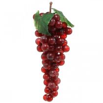 Ozdobné hrozny červené Umělé hrozny dekorativní ovoce 22cm