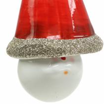 položky Vánoční dekorace věšák gnome zvoneček 10cm 4ks
