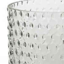 položky Váza na květiny, skleněná váza, sklo svíčky, skleněná lucerna Ø11,5 cm V23,5 cm