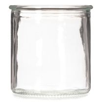 položky Kulatý skleněný votivní svícen, čiré sklo, 8 cm, 3 kusy