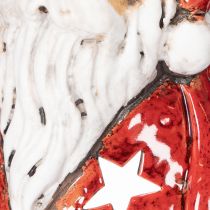 položky Dekorativní figurka Santa Clause jako svíčka na čajové svíčky s hvězdami, dekorace na stůl, 15 cm