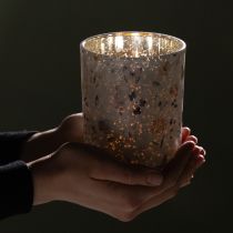 položky Skleněný svícen na čajové svíčky s motivem motýla pro útulné chvíle bydlení, 12,5 cm, 2 kusy