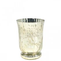položky Skleněná lucerna stojánek na čajovou svíčku sklenice na čajovou svíčku Ø11cm V14,5cm