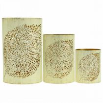 položky Podzimní lucerna kovová dekorace V20,5/15,5/10,5cm sada 3 ks