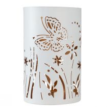 položky Lucerna kovová motýlek z bílého zlata Ø12,5cm V20,5cm
