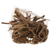 položky Dekorativní dřevěné větve a podnože, přirozeně sušené, 18 cm, 500 g