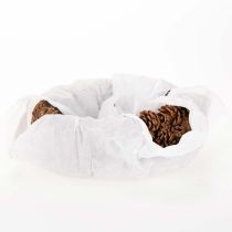 položky Oválný květináč z borovicových šišek, 30 cm