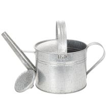 položky Vintage zinková konev na zalévání, 27 cm - květináč do zahrady a na terasu, kovový květináč