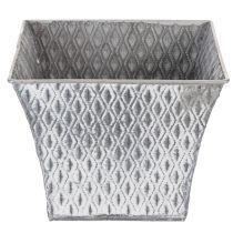 položky Zinkový hrnec s diamantovým vzorem, V15 cm