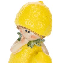 položky Citronové dětské figurky, roztomilá letní stolní dekorace ve vintage stylu, do obývacích pokojů a na balkon, 9 cm, 3 kusy