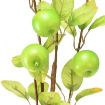položky Umělá dekorativní větvička jablka zelená 80cm