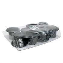 položky Válec černý 8cm 8ks