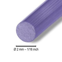 položky Hliníkový drát 2mm 100g levandule