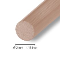 položky Hliníkový drát Ø2mm hliníkový drát pro řemeslníky světle hnědý 500g 60m