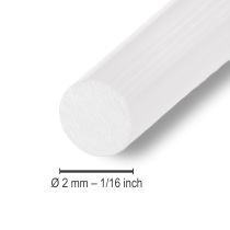 položky Hliníkový drát hliníkový drát 2mm bižuterní drát bílý 60m 500g