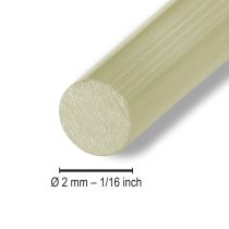 položky Hliníkový drát Ø2mm šampaňský ozdobný drát kulatý 480g