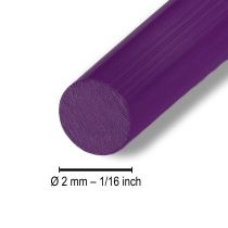 položky Hliníkový drát Ø2mm tmavě fialový 60m 500g