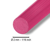 položky Hliníkový drát Ø2mm růžový 60m 500g