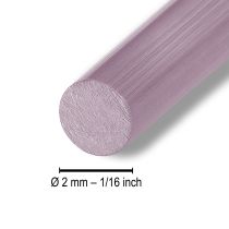 položky Hliníkový drát Ø2mm růžový dekorativní drát kulatý 480g