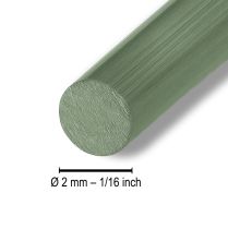 položky Hliníkový drát zelený Ø2mm, řemeslný drát tmavě zelený 500g 60m