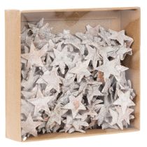 položky Březové hvězdy mini 2cm - 2,5cm bílené 150 ks