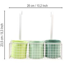 položky Závěsný květináč, dekorace na balkon, dekorace do kuchyně, L26cm