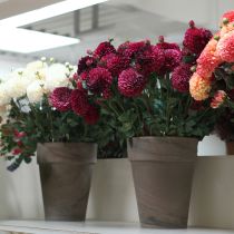 položky Umělé květiny jiřiny s fialovým květem Ø10cm D80cm 2 ks