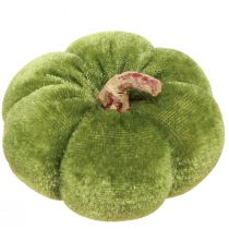 položky Dekorativní dýně z látky sametově zelené Ø7cm V4,5cm 9 kusů