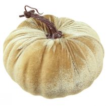 položky Dekorativní dýně žlutá béžová červenohnědá vločkovaná Ø18cm 3 ks