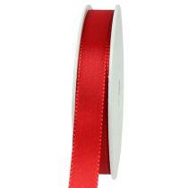 Stuha dárková a dekorační červená 25mm 50m