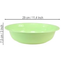 položky Dekorativní kovová miska, zelená, kovová miska s efektem smaltu, Ø29cm