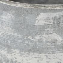 položky Dekorativní kovová miska, oválná, šedá, D 22,5/19,5/16 cm, sada 3 kusů