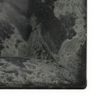 Plastový talíř 20cm x 20cm čtvercový antracit 6ks