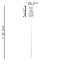 položky Nadýchané figurky velikonočních zajíčků pro veselé velikonoční oslavy, dekorace do pokoje, 34 cm, 12 kusů