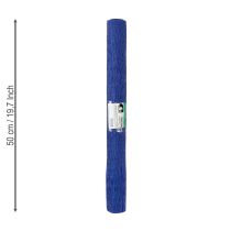 položky Krepový papír pro květinářství tmavě modrý 50x250cm