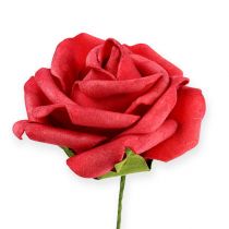 položky Pěnová růže Ø6cm červená 27str
