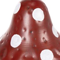 položky Kovové závěsné krmítko, design muchomůrky, červenobílé, 25,5 cm