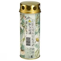 položky Náhrobní světlo s motivem smuteční dekorace Ø6cm V17cm 6ks