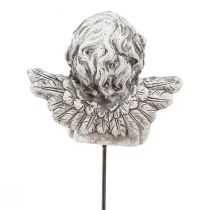 položky Dekorace na hrob anděl na špejli dekorace k aranžování 5,5cm 4 ks