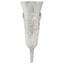 položky Hřbitovní váza šedá Váza s hrotem Design calla V32,5cm