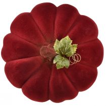 položky Podzimní dekorace dýně flocked red burgundy - dýňová dekorace pro jedinečnou podzimní atmosféru 32cm