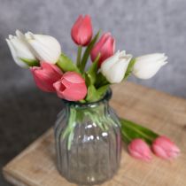 položky Vysoce kvalitní tulipánový květ jako realistická replika do stolních váz, 21 cm, 6 kusů