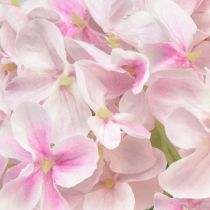 položky Hydrangea umělá světle růžová umělá květina zahradní květina 65cm