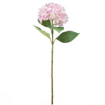 položky Hydrangea umělá světle růžová umělá květina zahradní květina 65cm