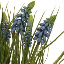 položky Umělé hyacinty v modrém květináči 24cm