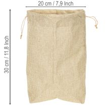 položky Jutová taška 20×10cm V30cm Dárková taška