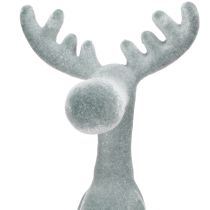 položky Dekorativní hranové křeslo Elk, výška 31 cm, šedé, 3 ks